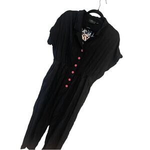 Lazy Oaf Another Planet - Women's Black Jumpsuit 12